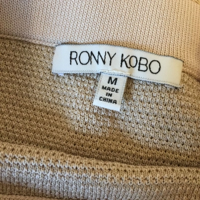 Pre-owned Ronny Kobo Beige Skirt