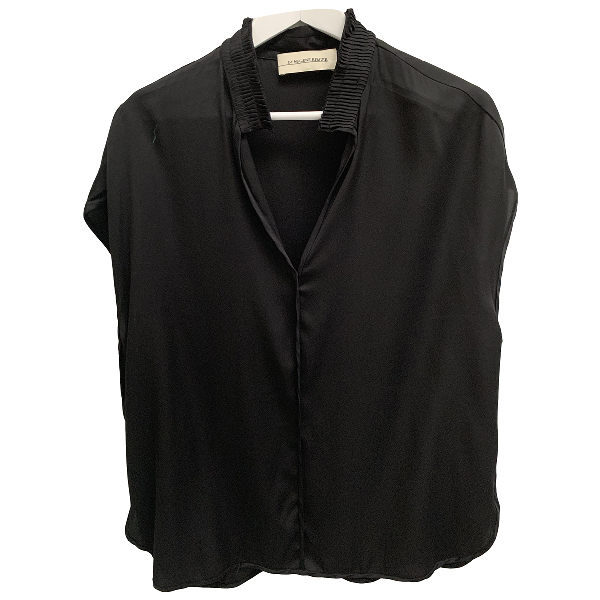 Pre-owned By Malene Birger Silk Blouse In Black | ModeSens