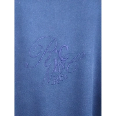 Pre-owned Nina Ricci Blue Cotton Top