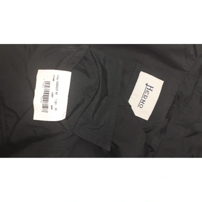 Pre-owned Herno Jacket In Black