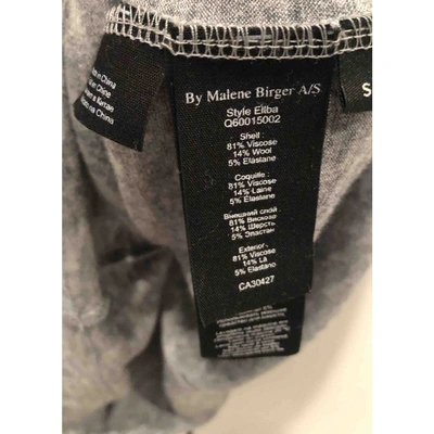 Pre-owned By Malene Birger Mini Dress In Grey