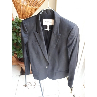 Pre-owned Isabel Marant Étoile Wool Blazer In Anthracite