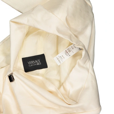 Pre-owned Versace Ecru Linen Jacket