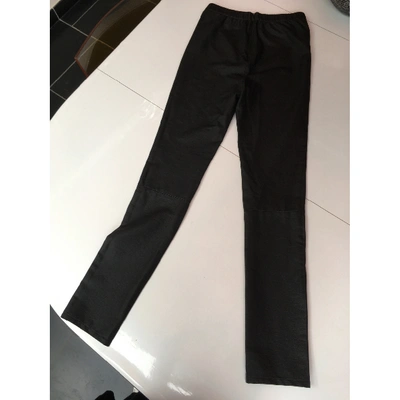 Pre-owned Zadig & Voltaire Black Trousers