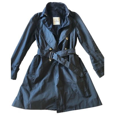 Pre-owned Moncler Navy Trench Coat
