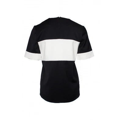 Pre-owned Wood Wood Black Polyester Top
