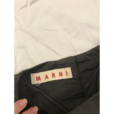 Pre-owned Marni Mini Dress In Brown
