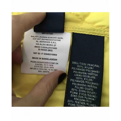 Pre-owned Ralph Lauren Coat In Yellow