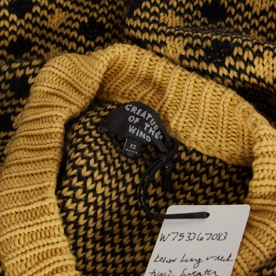 Pre-owned Creatures Of The Wind Wool Jumper In Yellow