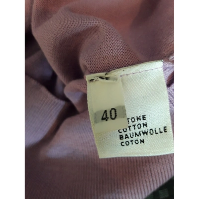Pre-owned Cruciani Purple Cotton Knitwear