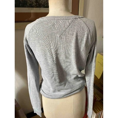 Pre-owned Tommy Hilfiger Grey Cotton Knitwear