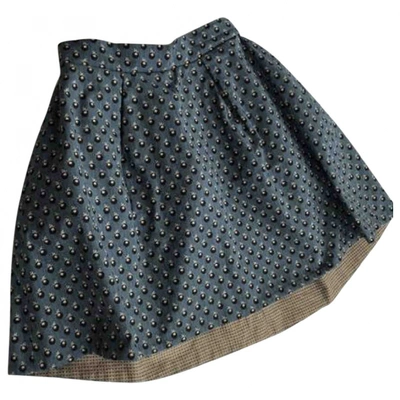 Pre-owned Ulyana Sergeenko Mini Skirt In Multicolour