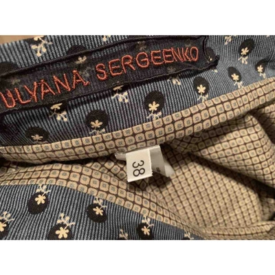 Pre-owned Ulyana Sergeenko Mini Skirt In Multicolour