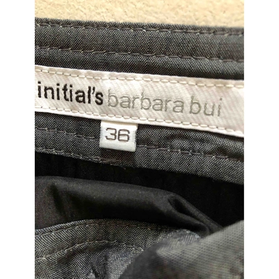 Pre-owned Barbara Bui Mid-length Dress In Anthracite