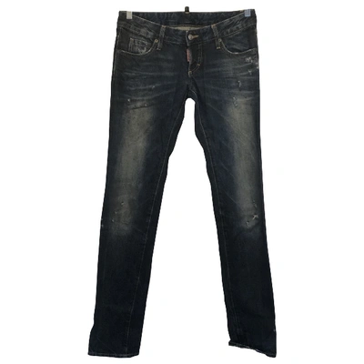 Pre-owned Dsquared2 Blue Denim - Jeans Jeans