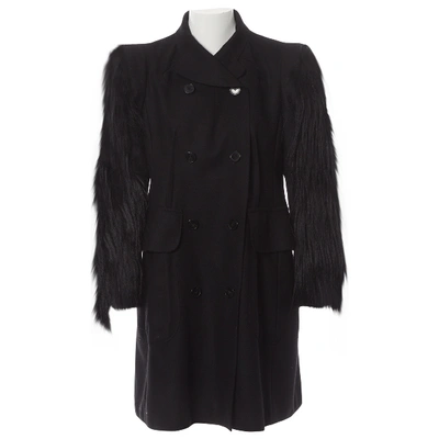 Pre-owned Carven Black Wool Coat