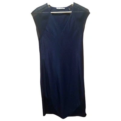 ALEXANDER WANG T Pre-owned Silk Mid-length Dress In Black