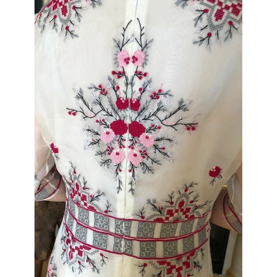 Pre-owned Vilshenko Silk Mid-length Dress In Multicolour