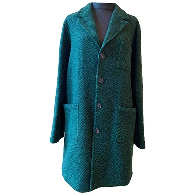 Pre-owned Massimo Alba Wool Coat In Green