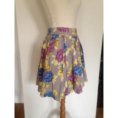 Pre-owned Tara Jarmon Mid-length Skirt In Multicolour