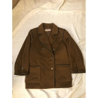 Pre-owned Saint Laurent Wool Coat