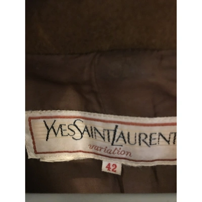 Pre-owned Saint Laurent Wool Coat