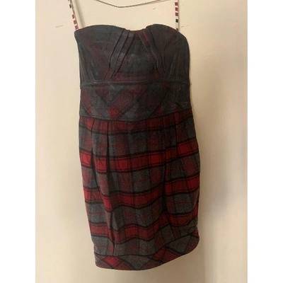 Pre-owned Antonio Marras Leather Mini Dress In Other