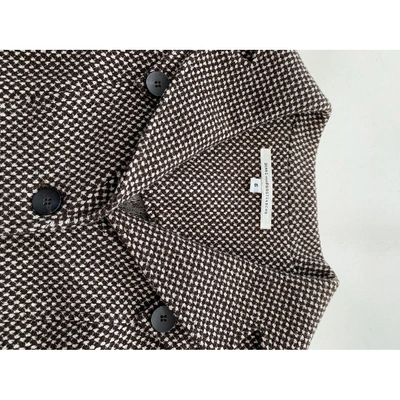 Pre-owned Diane Von Furstenberg Short Vest In Brown