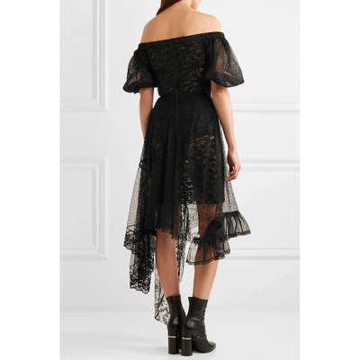 Pre-owned Preen By Thornton Bregazzi Lace Mid-length Dress In Black