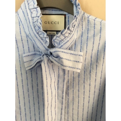 Pre-owned Gucci Cotton  Top