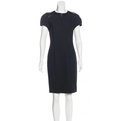 Pre-owned L Agence Mid-length Dress In Black