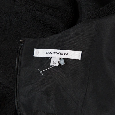 Pre-owned Carven Mini Dress In Black