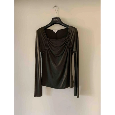 MAX MARA Pre-owned Green Viscose Top