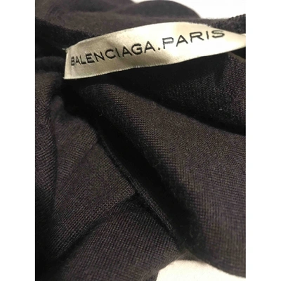 Pre-owned Balenciaga Cashmere Knitwear In Brown