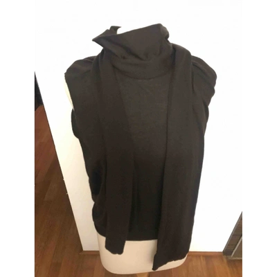 Pre-owned Balenciaga Cashmere Knitwear In Brown