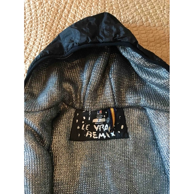 Pre-owned K-way Coat In Black