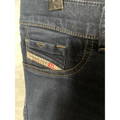 Pre-owned Diesel Slim Jeans In Blue