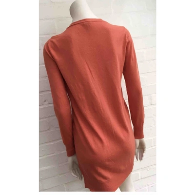 Pre-owned Joseph Linen Cardigan In Orange