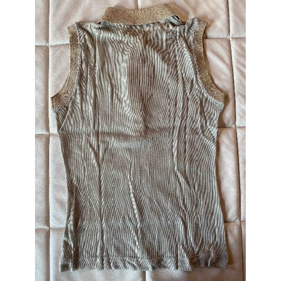 Pre-owned Dolce & Gabbana Vest In Gold