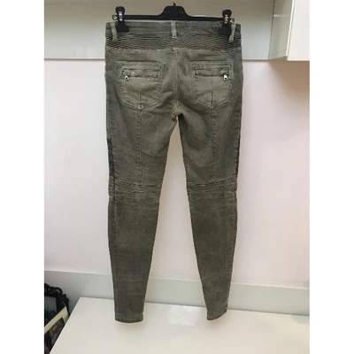 Pre-owned Balmain Cotton Jeans