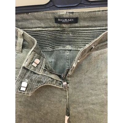 Pre-owned Balmain Cotton Jeans