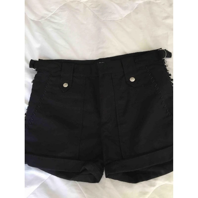 Pre-owned Isabel Marant Black Cotton Shorts