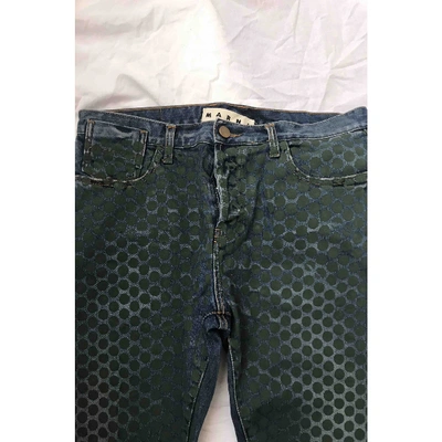 Pre-owned Marni Blue Denim - Jeans Jeans
