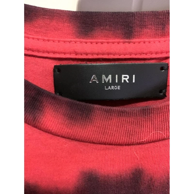 Pre-owned Amiri T-shirt In Red