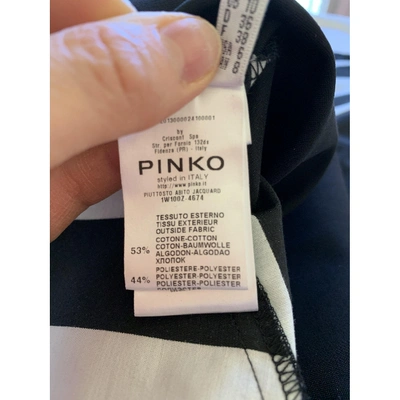 Pre-owned Pinko Mini Dress In Black