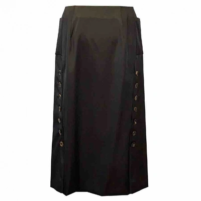 Pre-owned Cerruti 1881 Mid-length Skirt In Brown