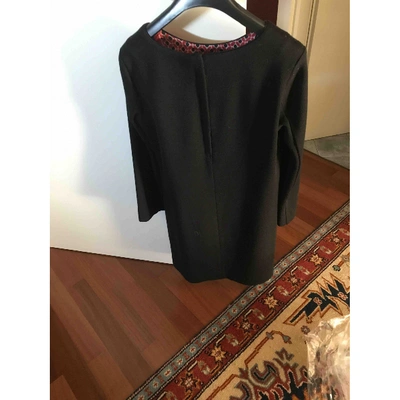 Pre-owned Jucca Wool Mini Dress In Black
