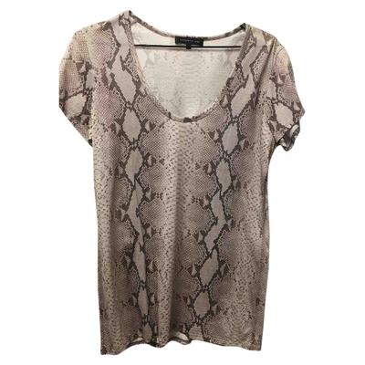 Pre-owned Barbara Bui Beige Cotton Top