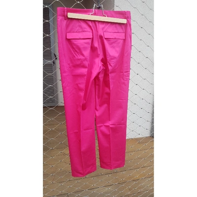 Pre-owned Paul Smith Straight Pants In Pink