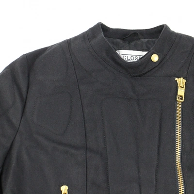 Pre-owned Closed Wool Jacket In Black